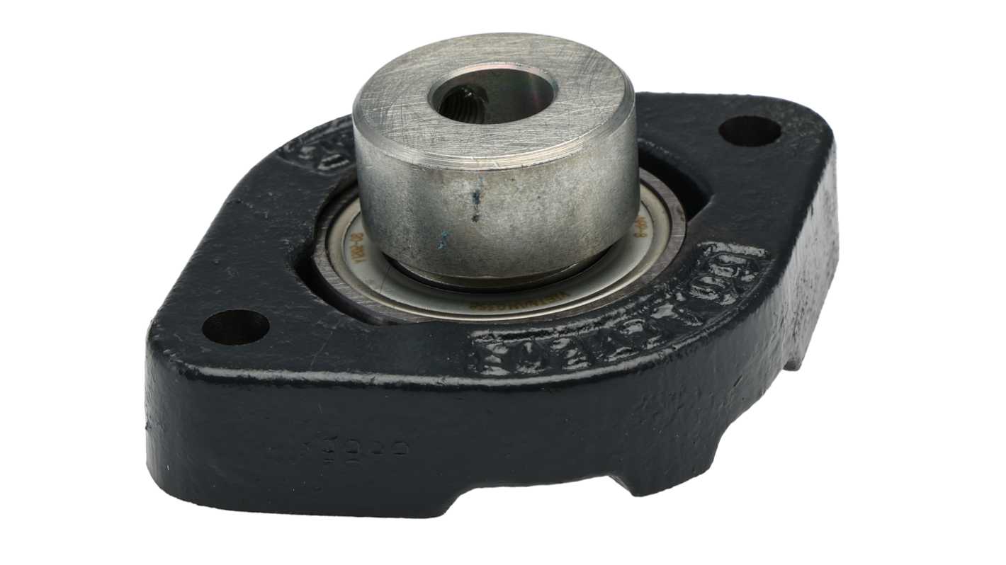 2 Hole Flange Bearing Unit, FLCTE12-XL, 12mm ID