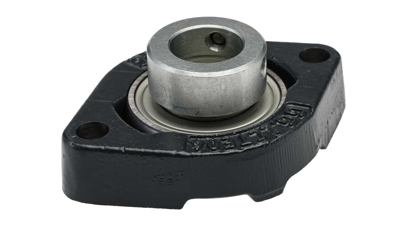 2 Hole Flange Bearing Unit, FLCTE20-XL, 20mm ID