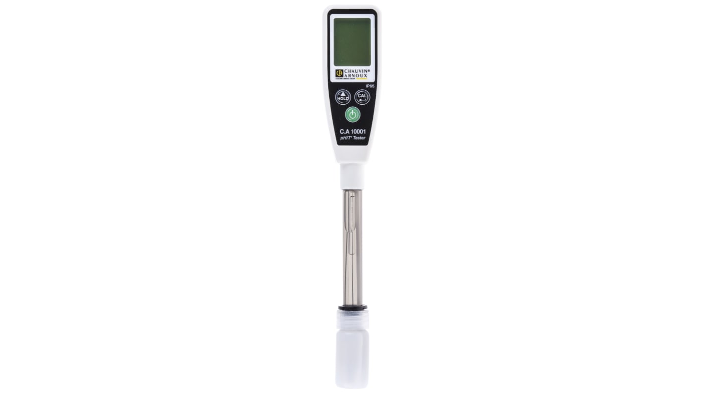 Chauvin Arnoux CA 10001 pH Meter, 0.01pH Resolution, 14pH Max, +60 °C Max