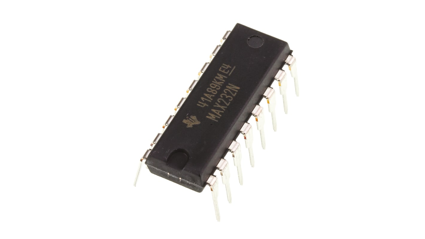 Transceiver de ligne, PDIP Asymétrique, EIA/TIA-232-F, RS-232, V.28, 5 V, 16 broches