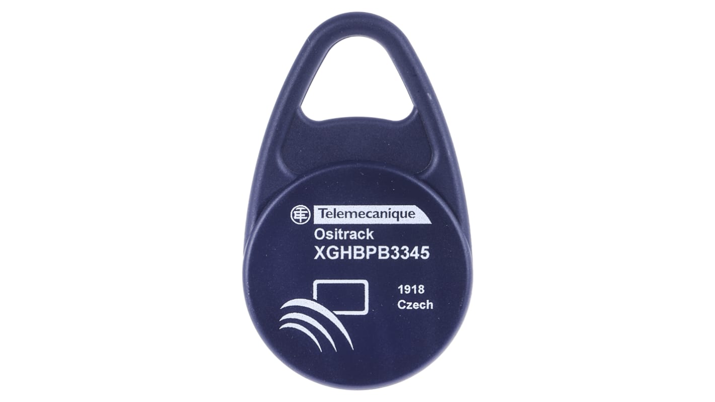 Telemecanique Sensors Key Fob Tag 736 B RFID tags, 30 (XGCS49) mm, 35 (XGCS89, XGCS85) mm, IP67, 31 x 4.8 x 40 mm