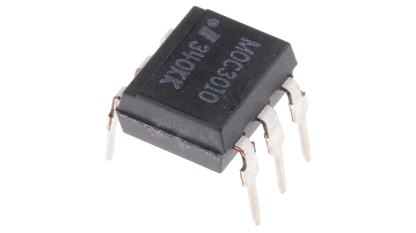 Isocom, MOC3010 Triac Output Optocoupler, Through Hole, 6-Pin PDIP