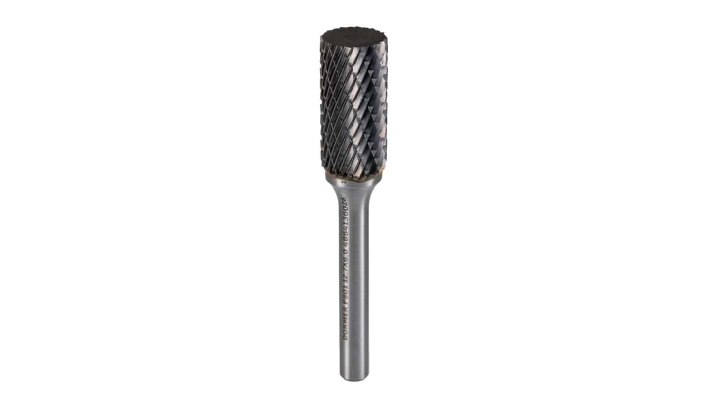 Dormer P801 Series Cylinder Burr, 12.7mm Capacity, Carbide Blade