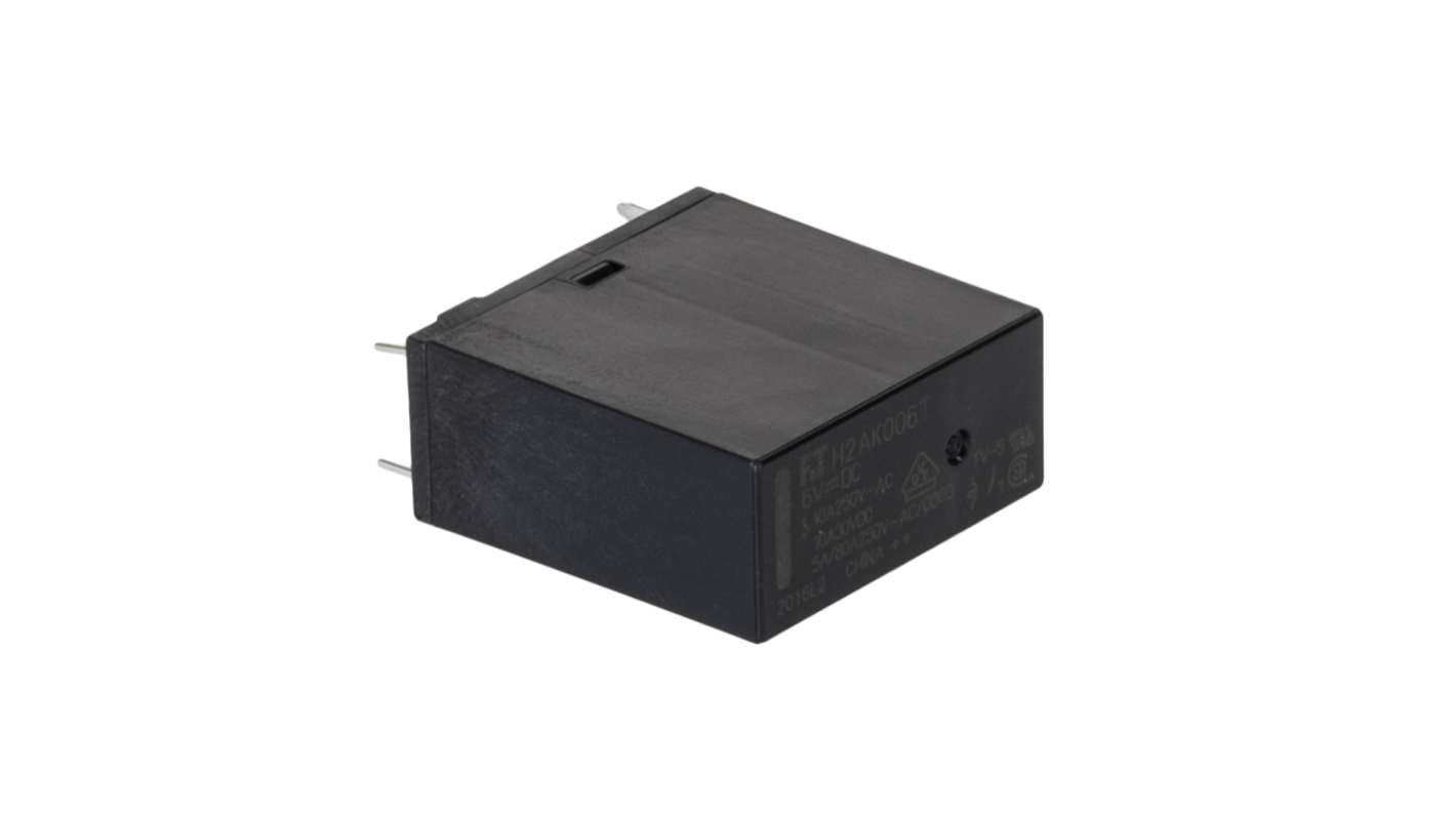 Fujitsu PCB Mount Power Relay, 6V dc Coil, 10A Switching Current, SPST