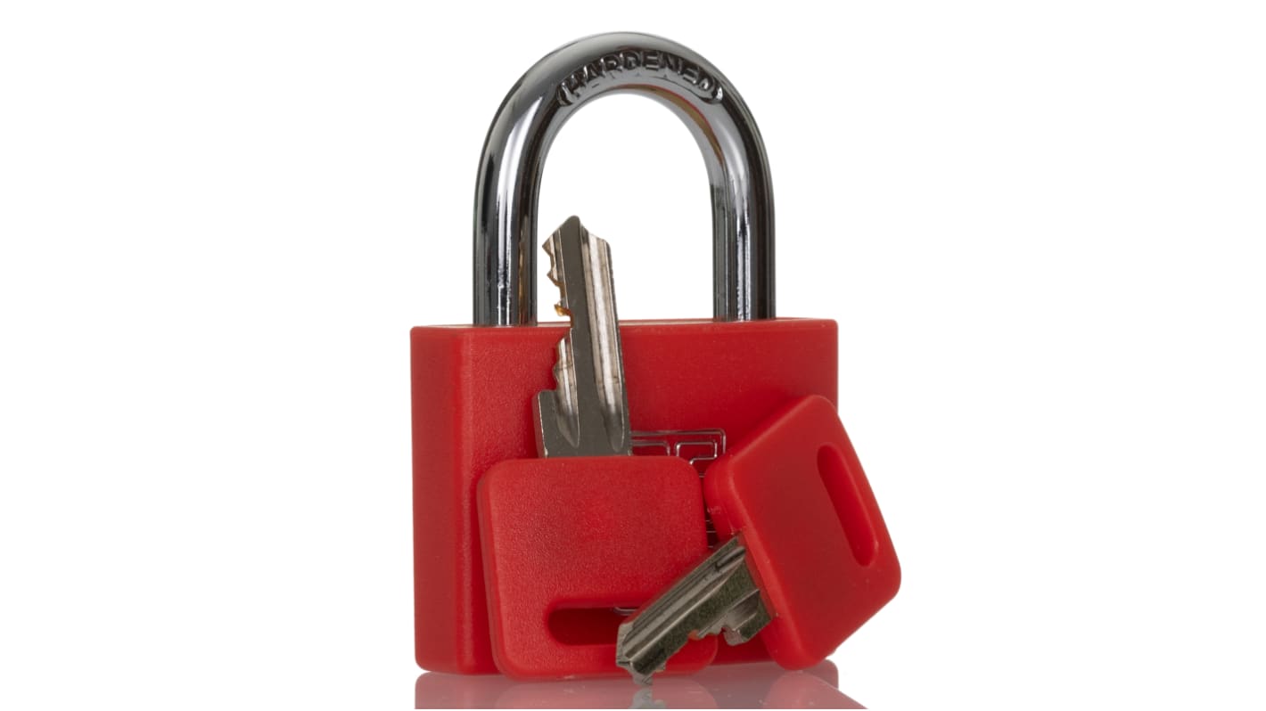 RS PRO Key Brass Padlock, Keyed Alike, 6mm Shackle, 40mm Body