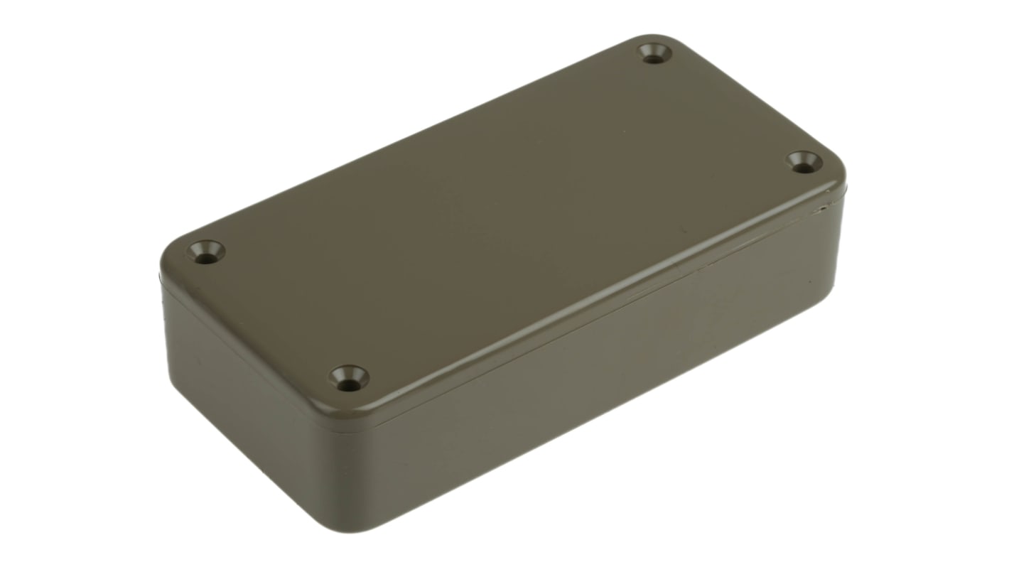 RS PRO Grey ABS General Purpose Enclosure, IP54, Grey Lid, 100 x 50 x 25mm