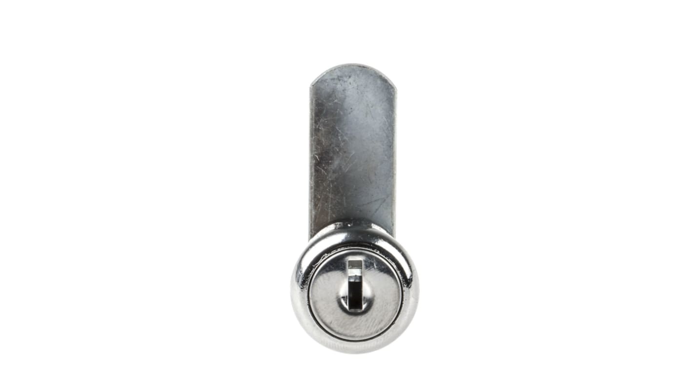 Euro-Locks a Lowe & Fletcher group Company Camlock, 20mm Panel-to-Tongue, 19.1 x 16.6mm Cutout, Key Unlock