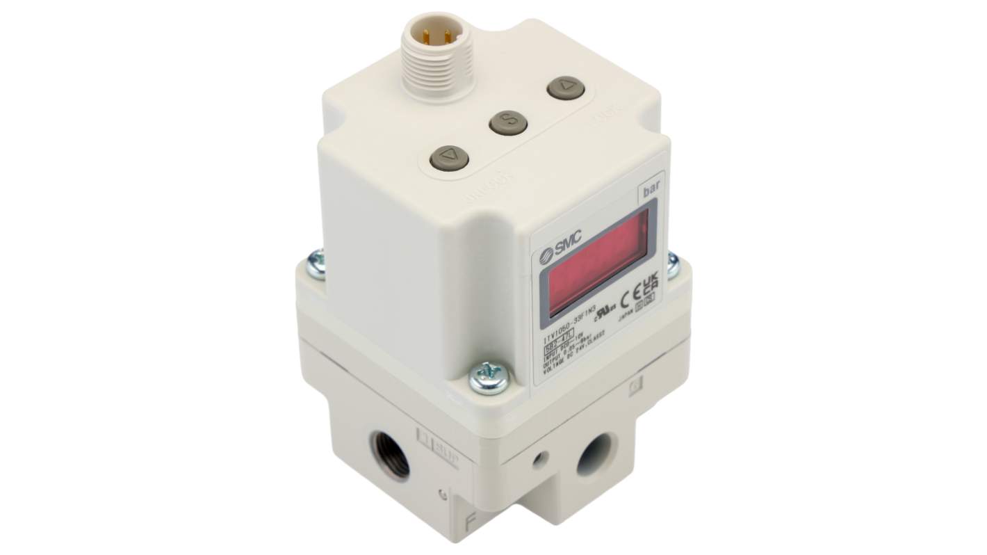 SMC G 1/8 Pneumatic Regulator - 0.005MPa to 0.9MPa, 1/8in, 1MPa max. input