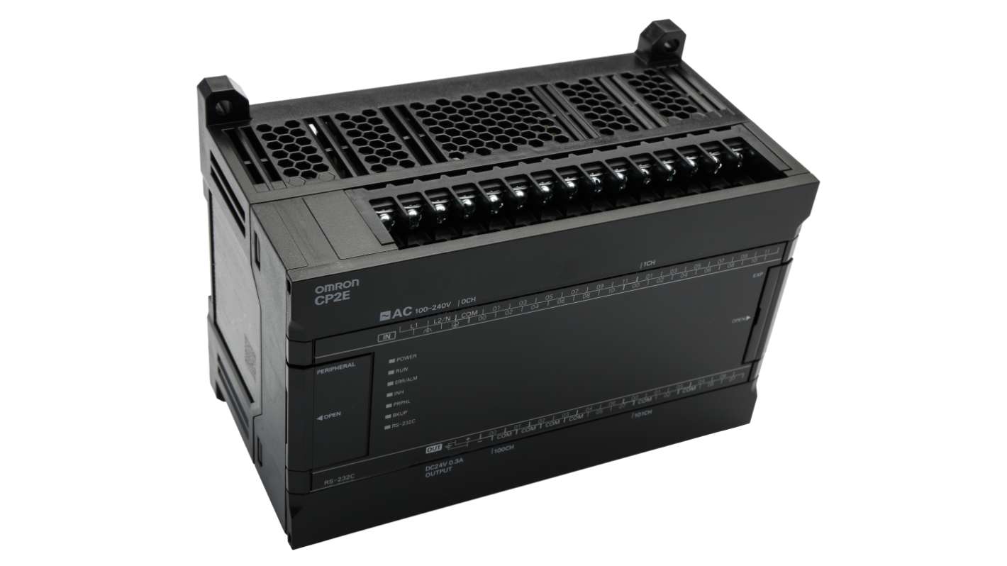 Omron CP2E Series PLC CPU for Use with CP2E Series, 220 V Supply, Relay Output, 24-Input, Digital Input