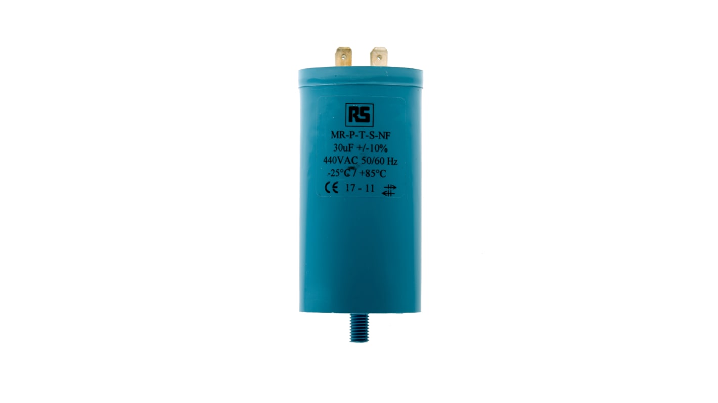 RS PRO Folienkondensator 30μF ±10% / 440V ac, Schraubmontage