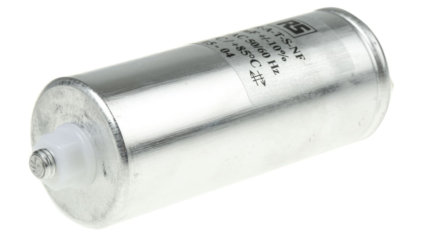 RS PRO Polypropylene Film Capacitor, 440V ac, ±10%, 10μF, Screw Mount