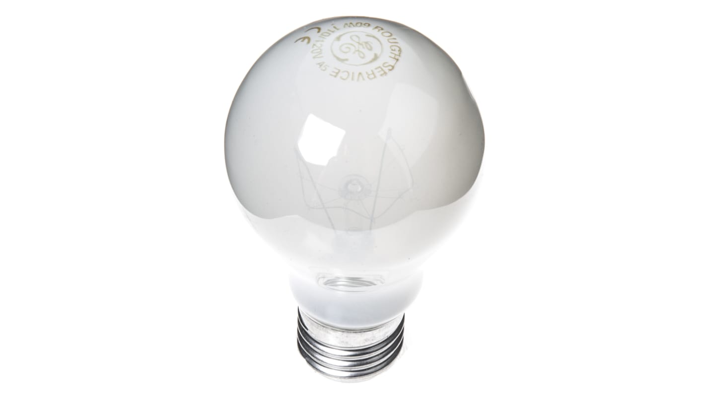 Lampadina a incandescenza opaca, E27 GE 60 W, 120 V