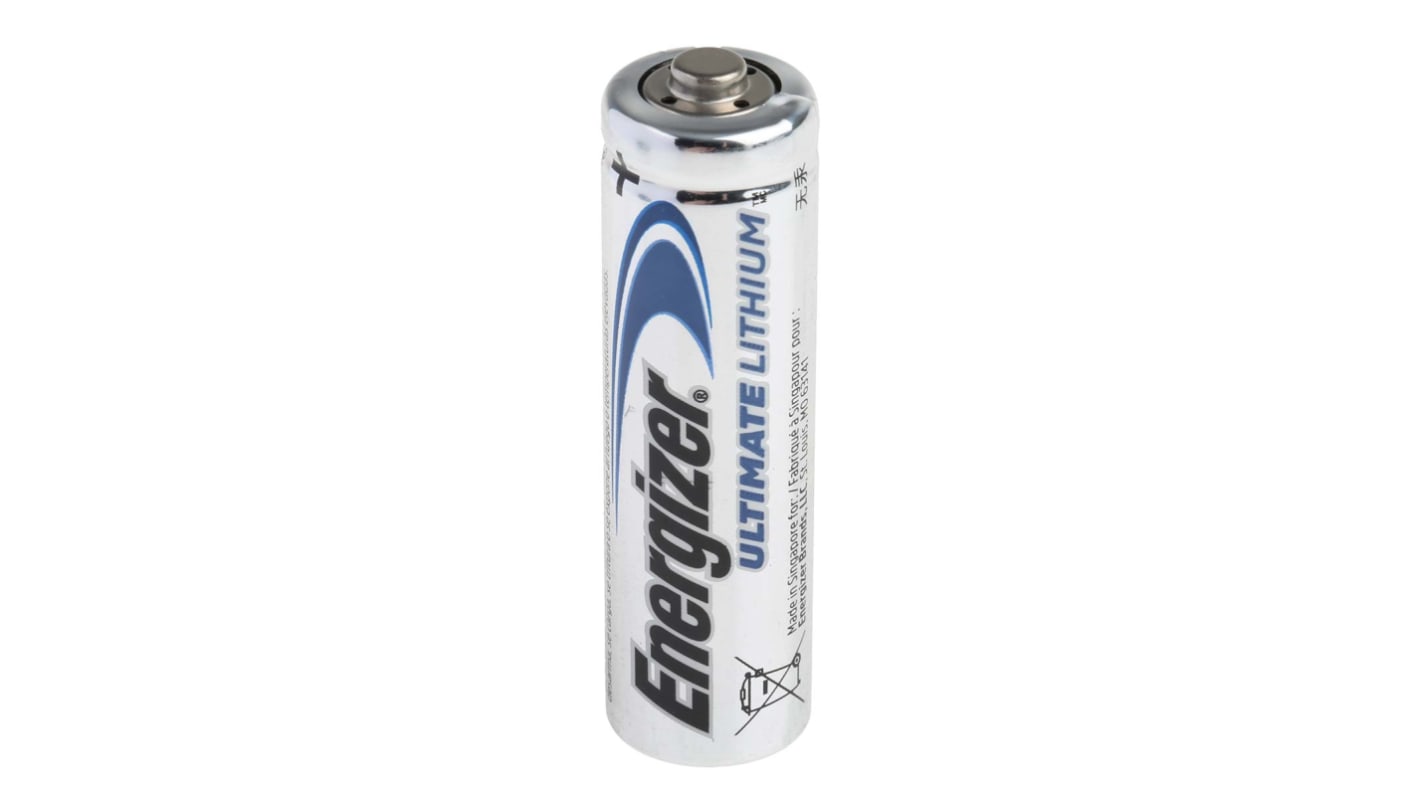Energizer LR6 AA-Batterien, Lithium-Eisen-Disulfid, 1.5V / 3.1Ah Standard