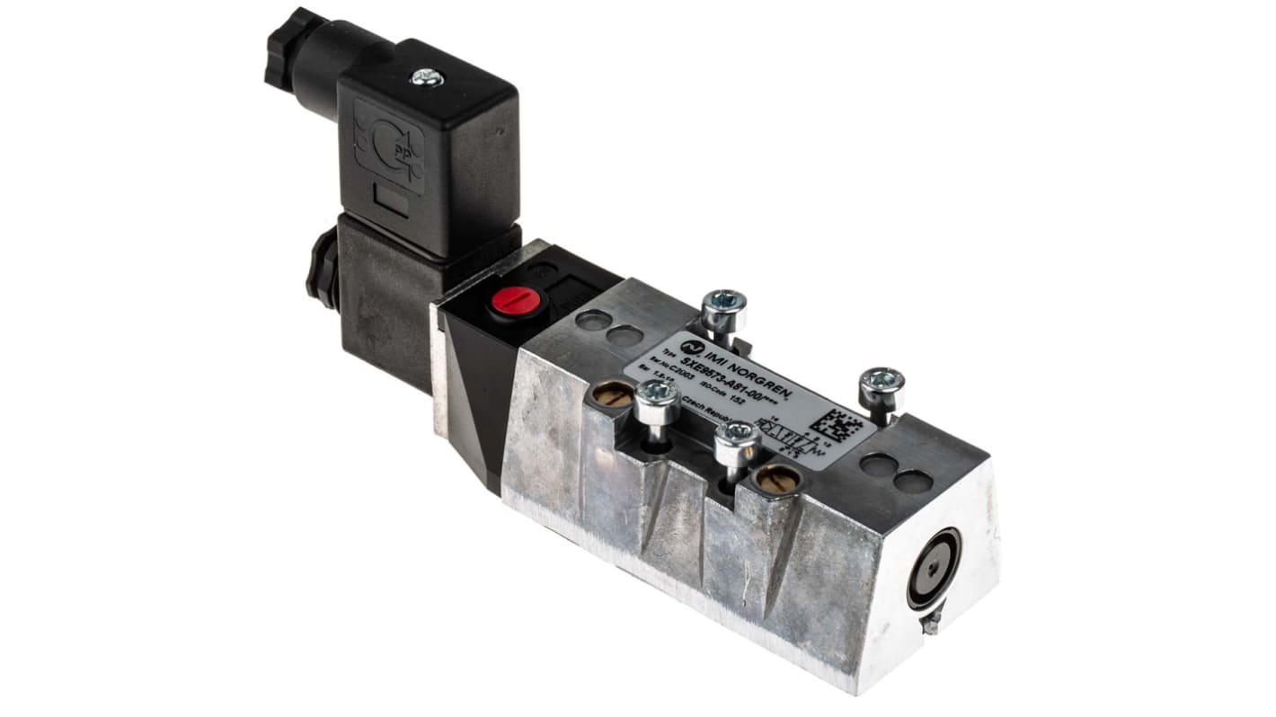 Norgren 5/2 Pneumatic Solenoid Valve - Solenoid/Spring SXE Series 110V ac