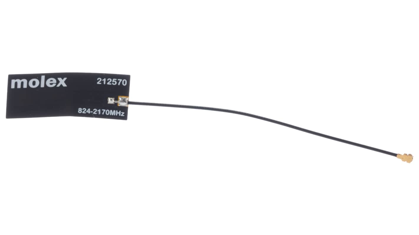 Molex 212570-0100 Omnidirectional GSM & GPRS Antenna, 4G (LTE)
