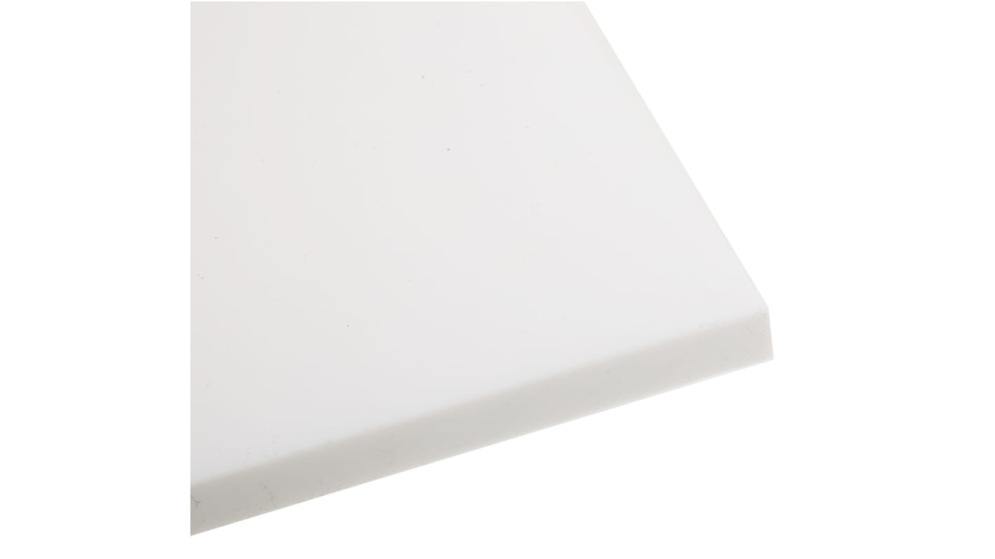 RS PRO White Plastic Sheet, 300mm x 300mm x 10mm