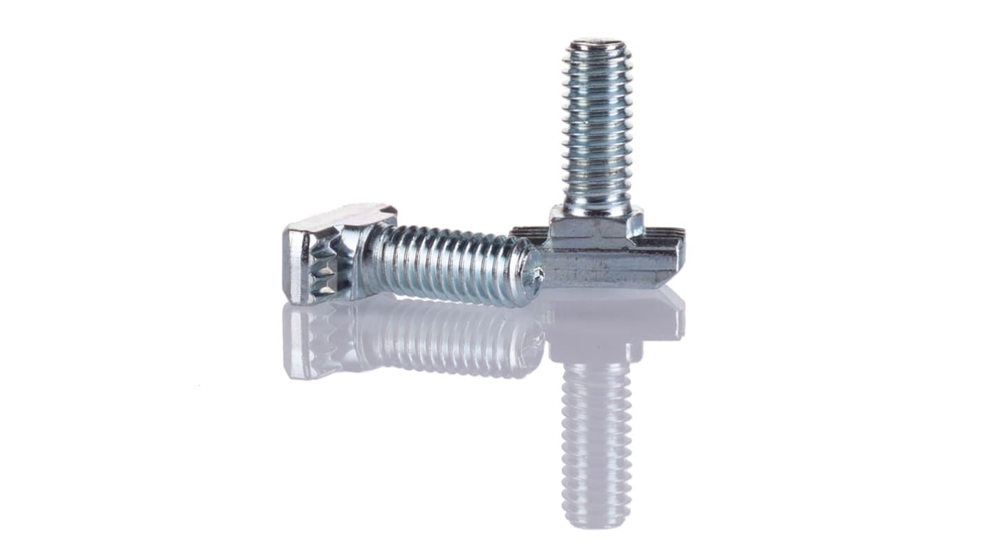 Część łącząca Śruba z łbem młoteczkowym Rozmiar rowka 8mm Bosch Rexroth Uchwyt złącza i łączenie Rozmiar gwintu M6