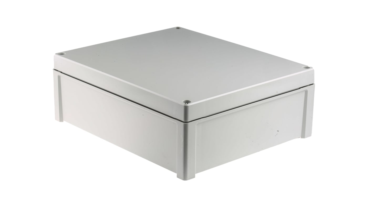 Boîtier à usage général RS PRO en Polycarbonate, 344 x 289 x 117mm, Gris IP65