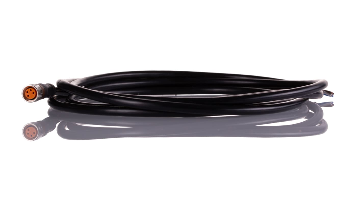 Lumberg Automation Straight Female 4 way M8 to Unterminated Sensor Actuator Cable, 2m