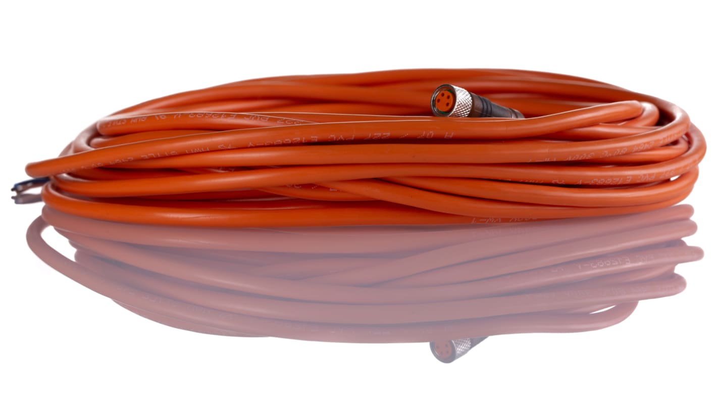 Lumberg Automation Straight Female 4 way M8 to Unterminated Sensor Actuator Cable, 10m