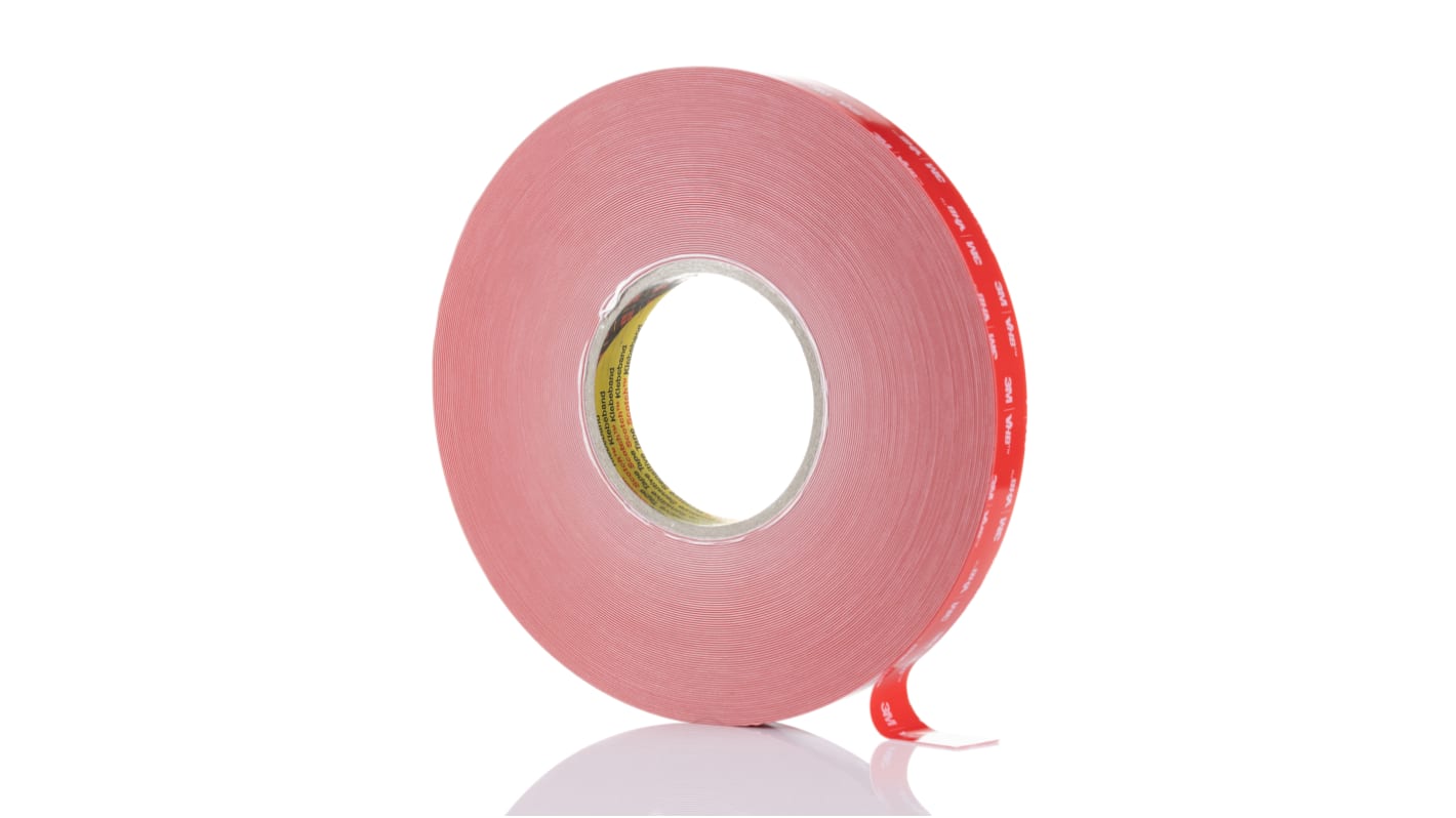 3M LSE-060WF, VHB™ LSE White Foam Tape, 19mm x 33m, 0.6mm Thick