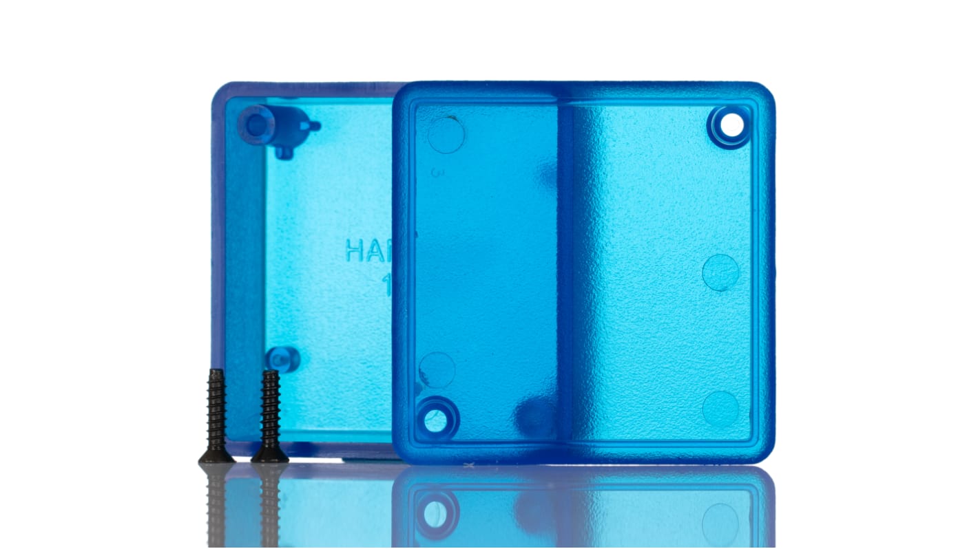 Hammond 1551 ABS Gehäuse 1551 Lichtdurchlässig Blau Außenmaß 50 x 50 x 20mm IP54