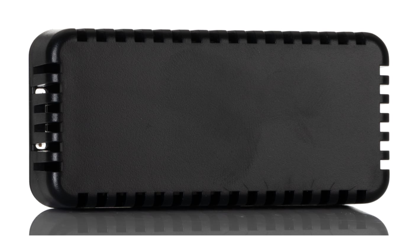 Hammond 1551 Series Black ABS Enclosure, IP30, Black Lid, 80 x 40 x 20mm