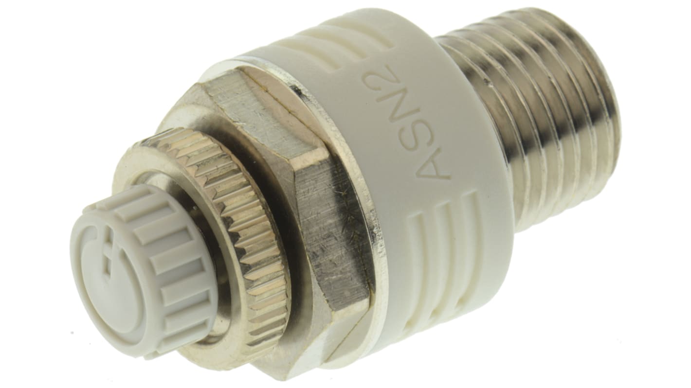 ASN2-02 | SMC サイレンサ R 1/4オス, ネジ接続, ASN2シリーズ | RS ASN2-02 | SMC サイレンサ R 1/4オス, ネジ接続, ASN2シリーズ | RS