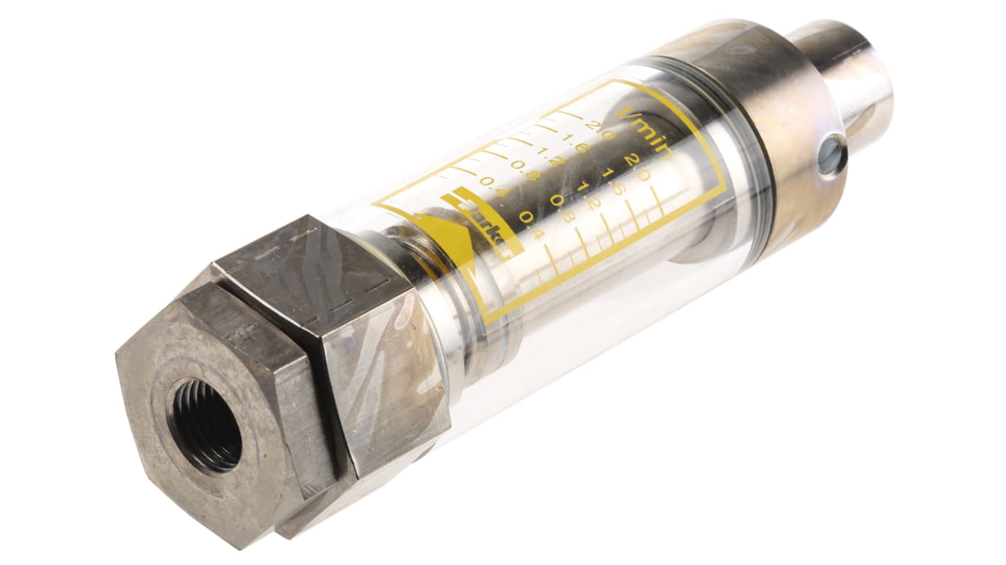 Rs-Online Flussometro Parker per Liquidi flusso 0 2 l/min → 2 l/min