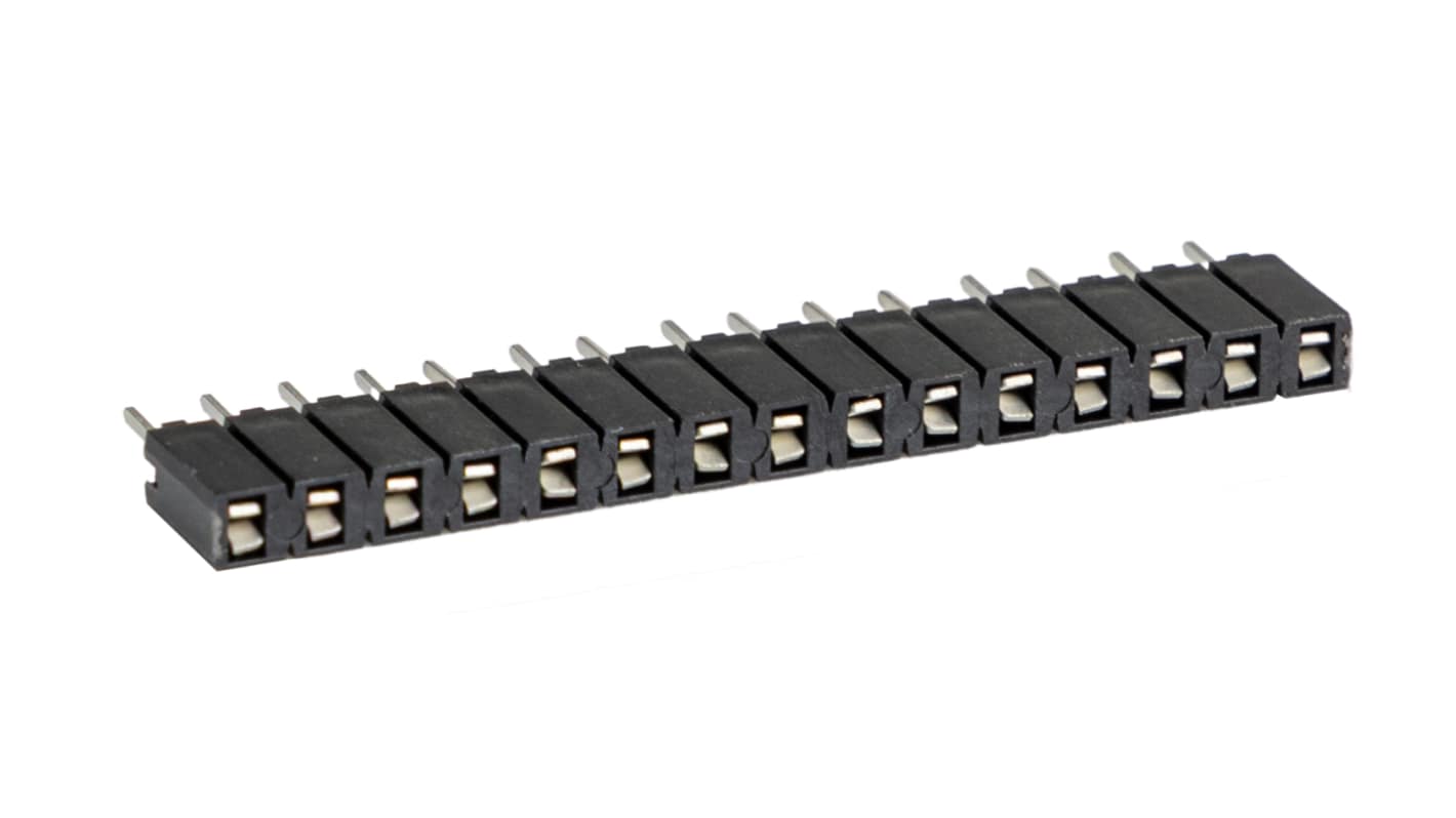 Gniazdo PCB 15 -pinowe raster: 2.54mm Paska gniazda Proste Przewlekany
