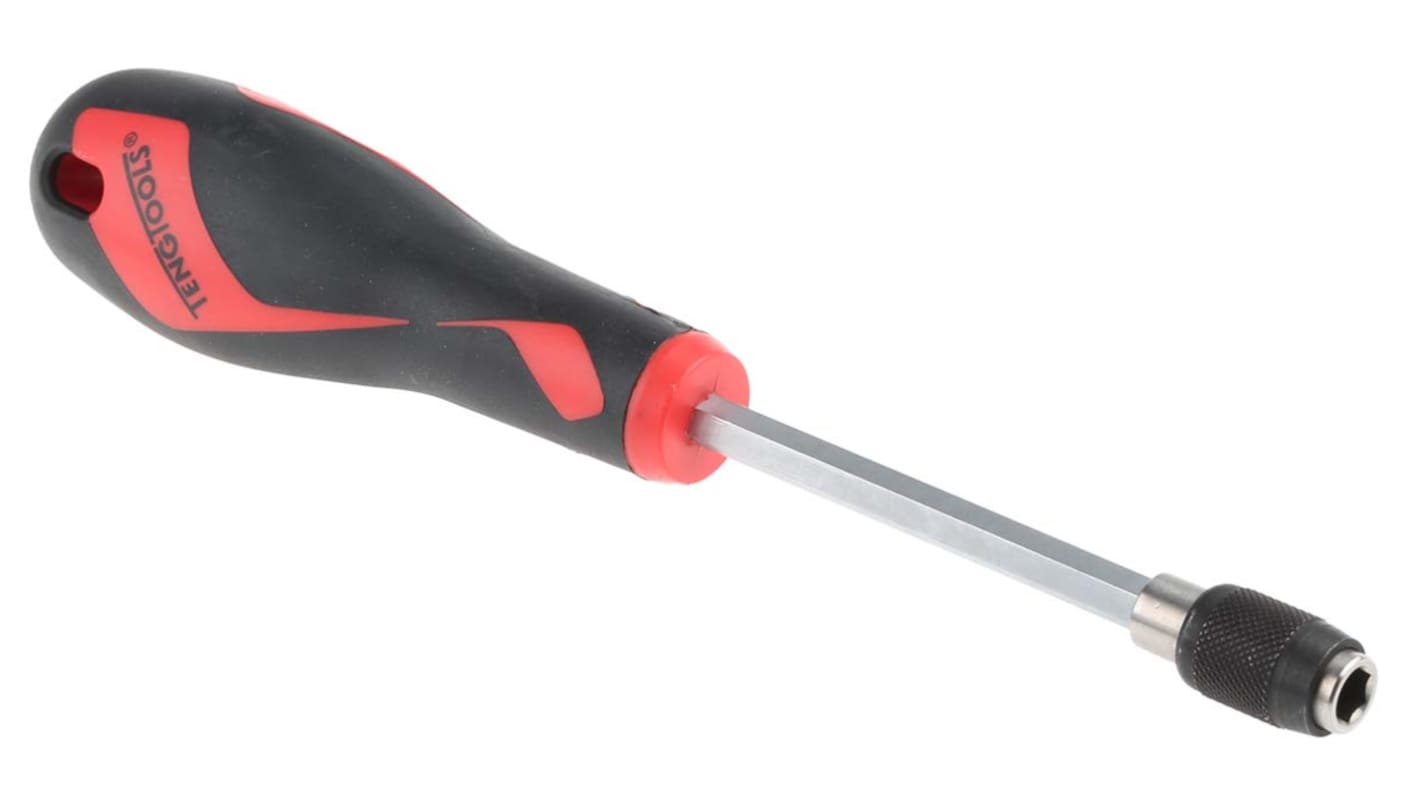 Teng Tools Hexagon Nut Driver, 37 mm Blade, 217 mm Overall