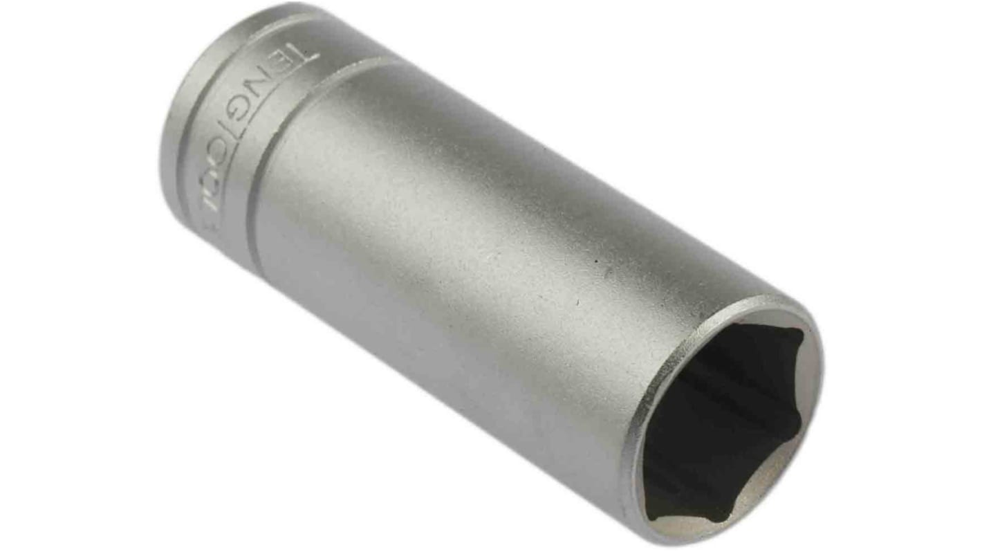 Teng Tools 3/8 in Drive 15mm Deep Socket, 6 point, 45.5 mm Overall Length