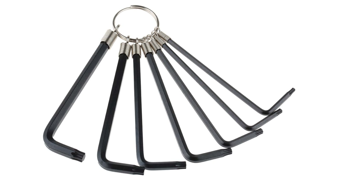 Teng Tools Innensechskant-Schlüssel, Satz 7-teilig L-Form lang