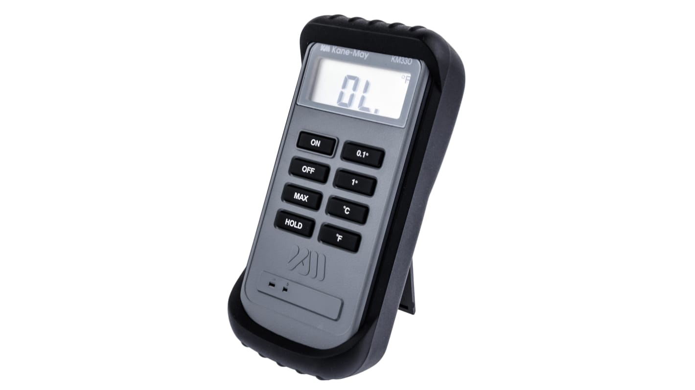 Comark Digital Thermometer, KM330, Handheld, bis +1300°C ±0,2 % max, Messelement Typ K, DKD/DAkkS-kalibriert