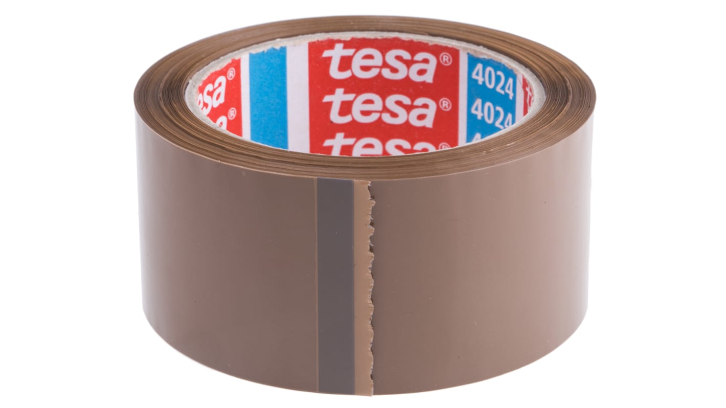 Tesa 4024 Brown Packing Tape, 66m x 50mm