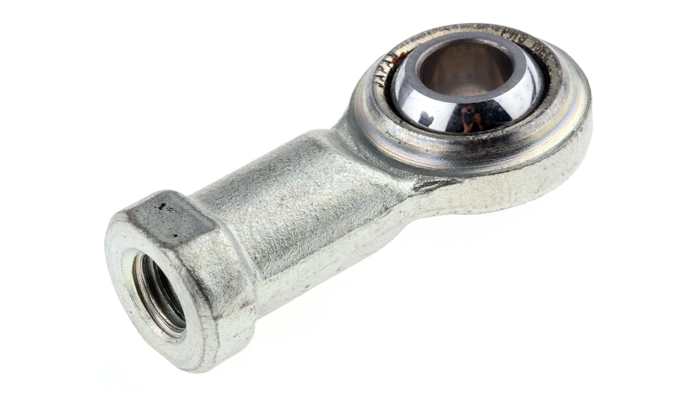 Terminale aste RS PRO, lunghezza 56mm, foro da 10mm, filettatura M10 x 1.5 Femmina, carico dinamico 20000N, statico