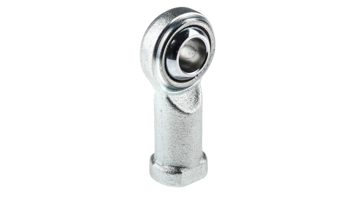 RS PRO 83mm Stahl Gelenkkopf, Wellen-Ø 16mm, Innengewinde M16 Buchse, Traglast bis 42900N