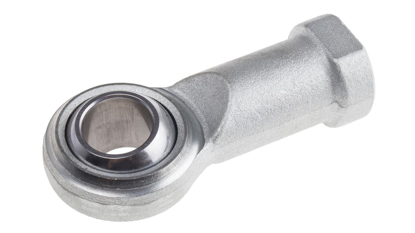 RS PRO M22 x 1.5 Female Steel Rod End, 22mm Bore, 109mm Long, Metric Thread Standard, Female Connection Gender