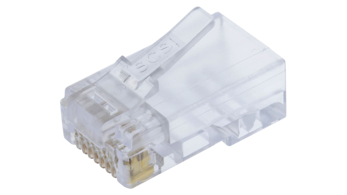 Connettore RJ45 Maschio Bel-Stewart Cat5, 8 vie, Montaggio su cavo