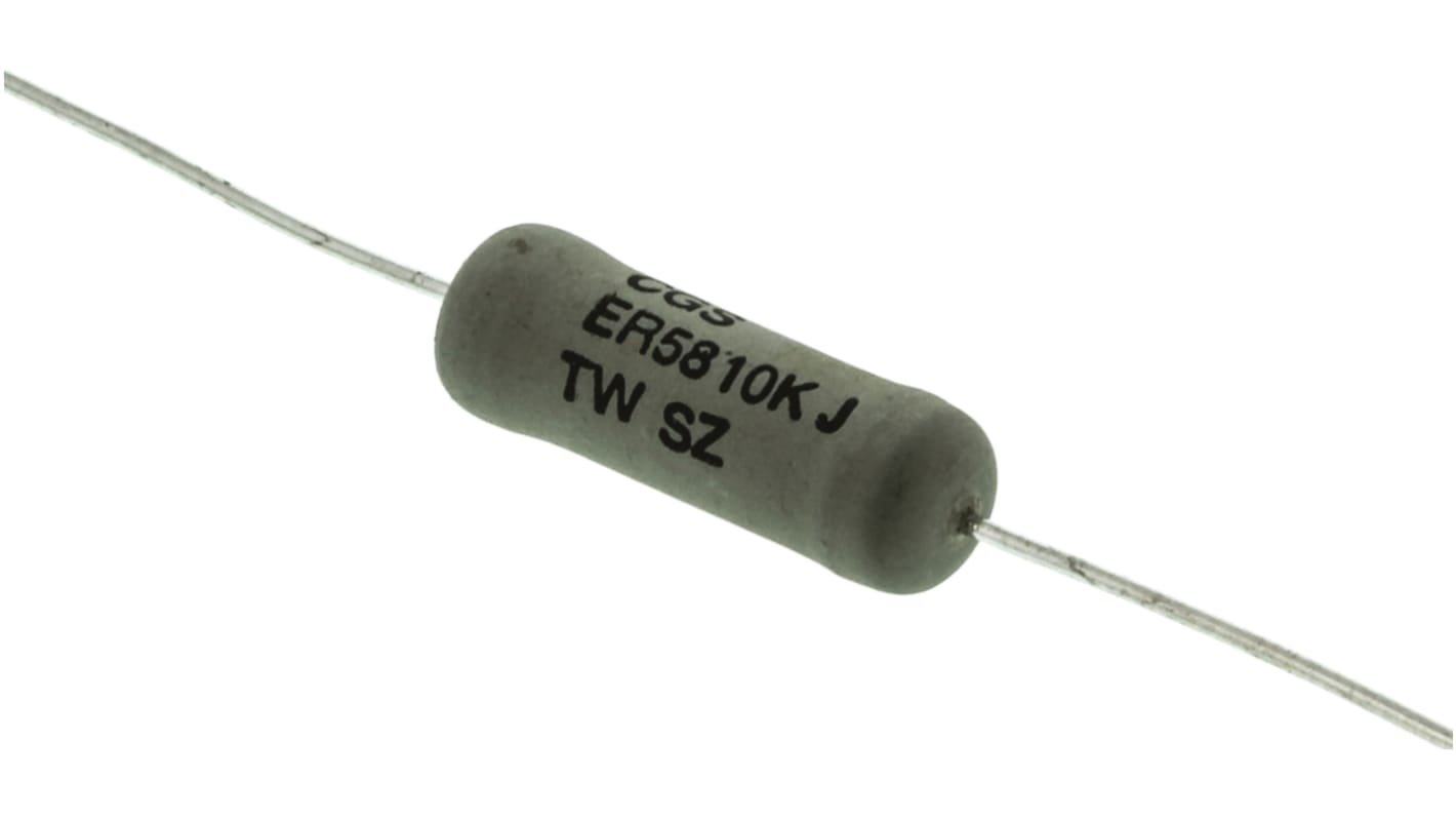 TE Connectivity 10kΩ Wire Wound Resistor 7W ±5% ER5810KJT | RS