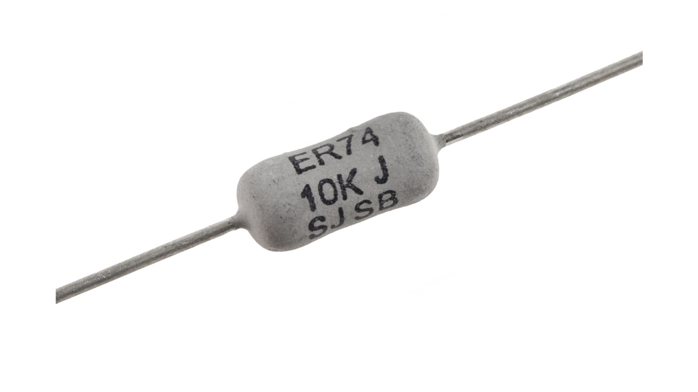 TE Connectivity 绕线电阻, 10kΩ, 3W, ±5%容差, 0 → +60ppm/°C, ER74系列