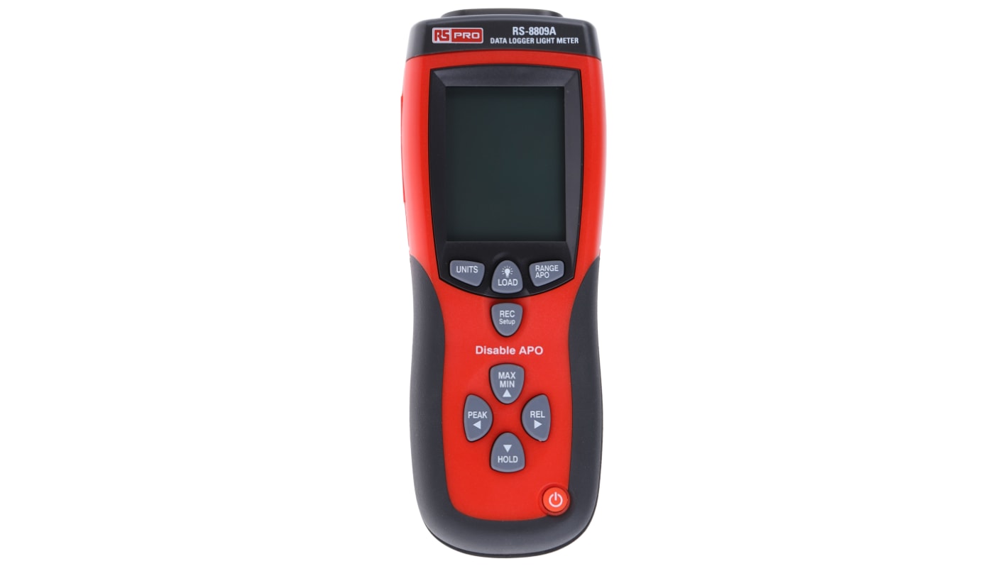 RS PRO rs-10h 8809A 照度计, 0.1 lx分辨率, 4 %精度, 光电二极管传感器