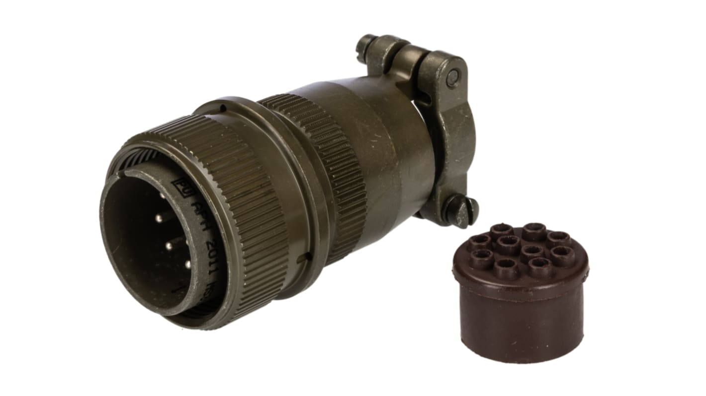 Amphenol Industrial, MS Cable MIL Spec Circular Connector Plug, Socket Contacts,Shell Size 1, Bayonet, MIL-DTL-5015