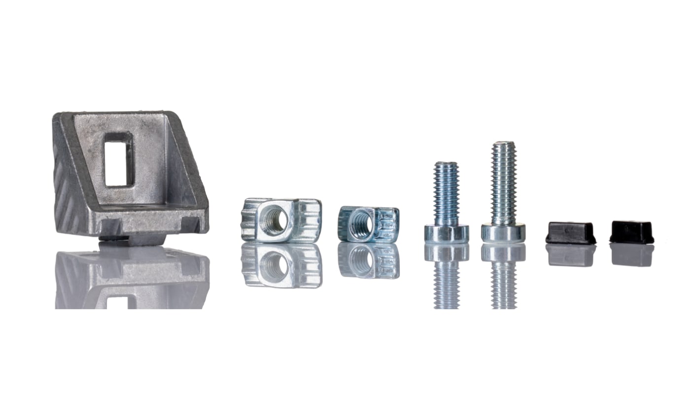 Bosch Rexroth M6 Mounting Bracket, Connecting Component, Strut Profile 30 mm, Groove Size 8mm