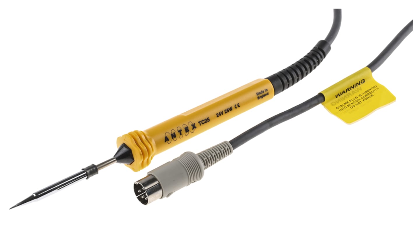 Fer à souder, Antex Electronics TC TC25, 24V, 25W, à utiliser avec Station de soudage 660TC