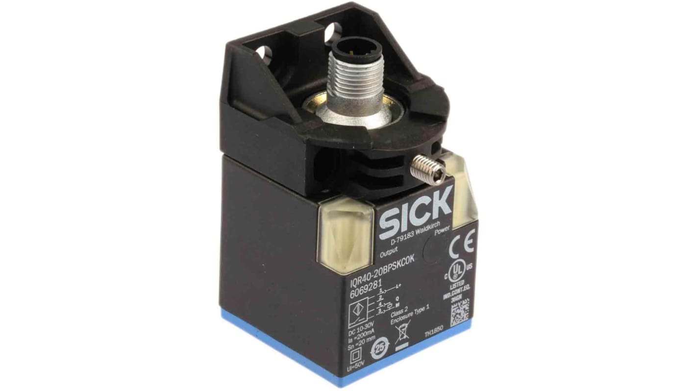 Rs-Online Sensore di prossimità a parallelepipedo SICK M12 rilevamento 20 mm 10 → 30 V CC