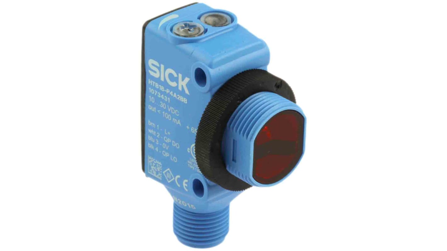 Sick Background Suppression Photoelectric Sensor, 300 mm Detection Range