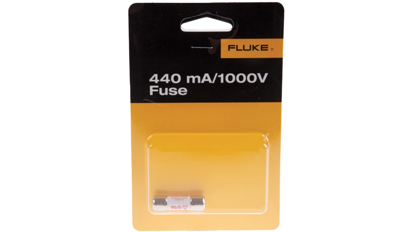 Fluke Multimeter Fuse, 440mA, 1000V, 10.3 (Dia.) x 35mm, 10.3mm