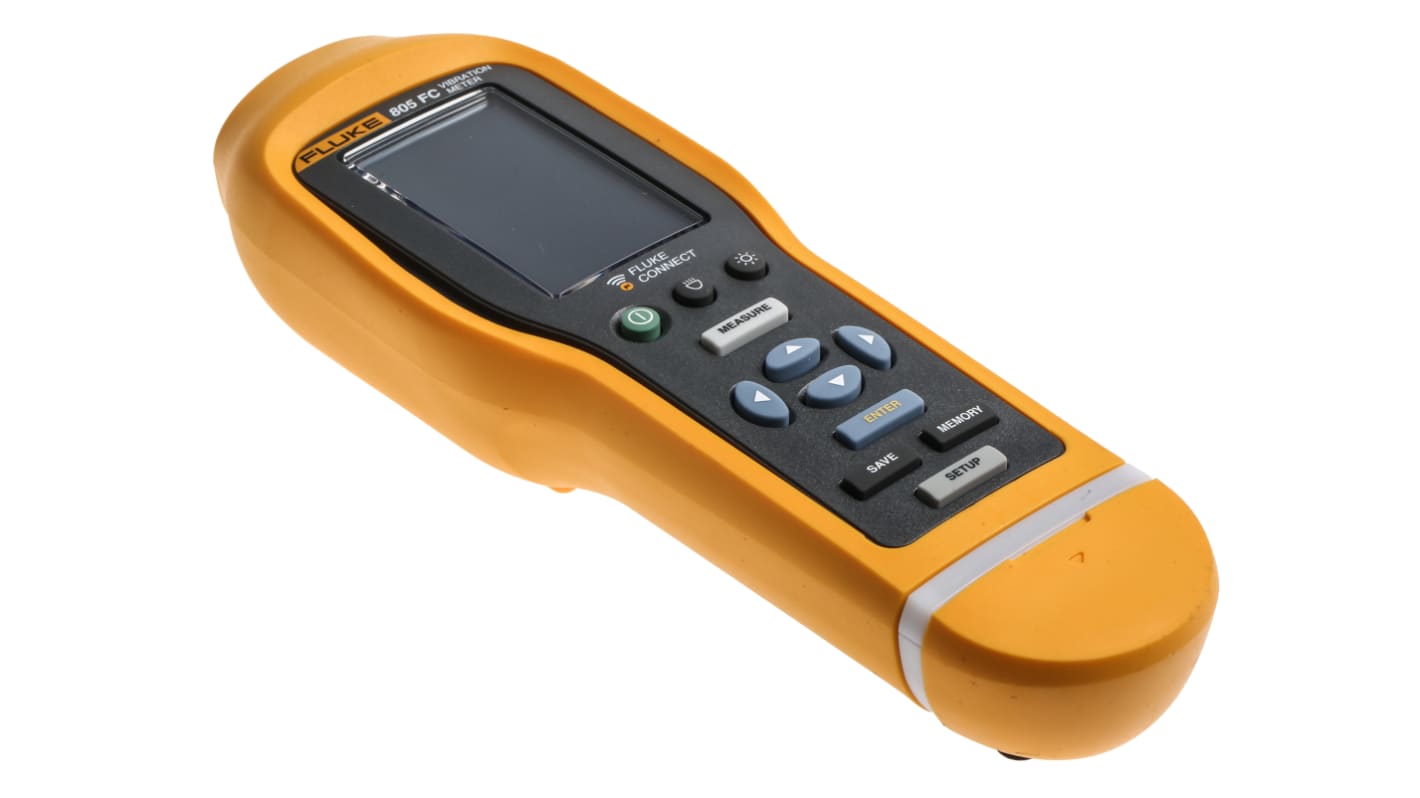 Fluke 805 FC + 820-2 Vibration Meter - Acceleration, Displacement, Velocity