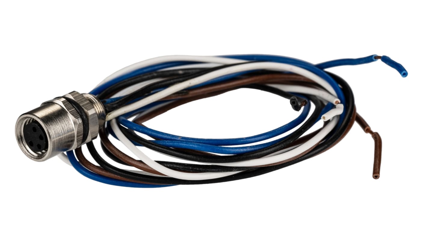 RS PRO Circular Connector, 4 Contacts, Front Mount, M8 Connector, Socket, Female